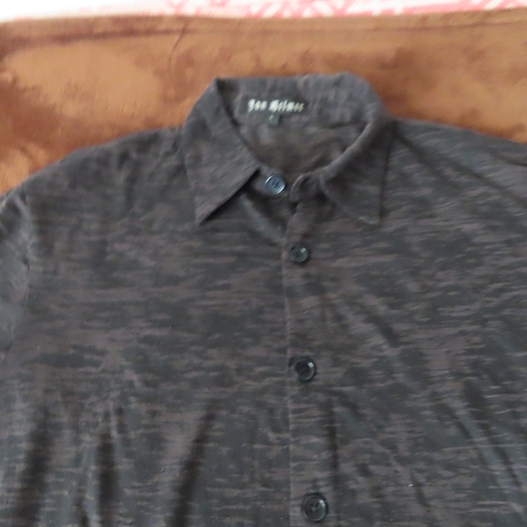 RARE JAN HILMER CAMO BUTTON UP COTTON SHIRT SZ L (FLAWED) - Picture 3 of 9